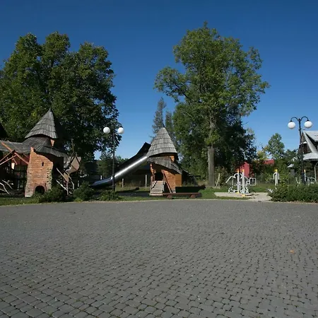 Pomaranczowy Z Basenem I Sauna